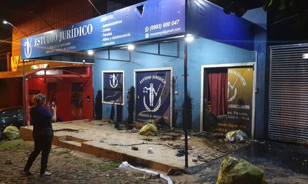 Oficial de Justicia anuncia acción penal tras ataque a su vivienda