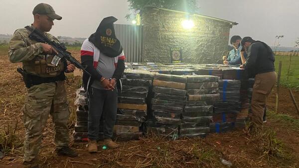 Senad incauta más de 9 toneladas de marihuana tras operativos en Caaguazú