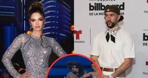 La Nación / Nadia Ferreira y el conejo malo terminaron abrazados en los Billboard