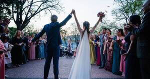 La Nación / ¡Viva el amor! Gaby y Quentin se enamoraron en Francia y se casaron en Paraguay