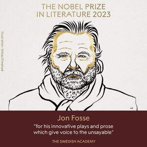 El Premio Nobel de Literatura entregan al escritor noruego Jon Fosse