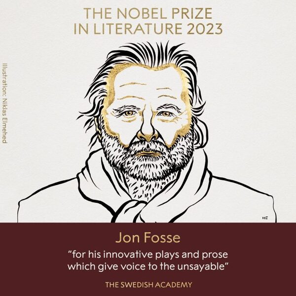 El Premio Nobel de Literatura entregan al escritor noruego Jon Fosse