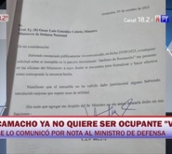 Fernando Camacho renuncia a su "ocupación vip" - Paraguay.com