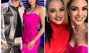 Miss Universo Paraguay también se codeó con famosos en los Billboard