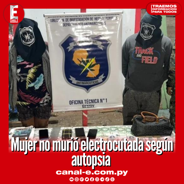 Mujer no murió electrocutada según autopsia