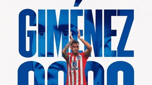 El Atlético amplía contrato a Giménez hasta 2028