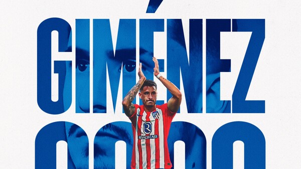 El Atlético amplía contrato a Giménez hasta 2028