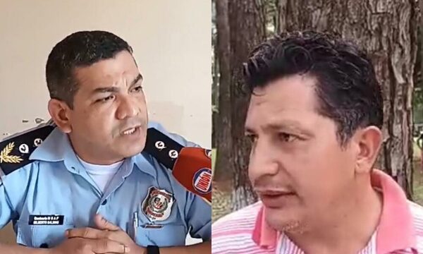 (VIDEO) Comisario y pastor tuvieron incidente, tras detención de un presunto pedófilo