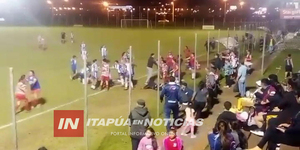 NUEVAMENTE VIOLENCIA EN EL FÚTBOL DE ITAPÚA - Itapúa Noticias