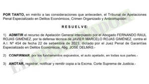 Exdirector Administrador de la Gobernación de Central permanecerá con arresto domiciliario