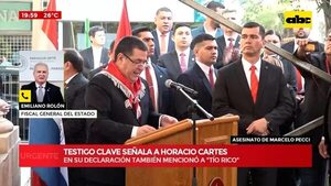 Rolón: “Hoy tenemos un testimonio, pero tiene que tener alguna consistencia con otros elementos” - ABC Noticias - ABC Color