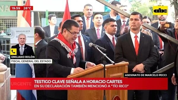 Rolón: “Hoy tenemos un testimonio, pero tiene que tener alguna consistencia con otros elementos” - ABC Noticias - ABC Color