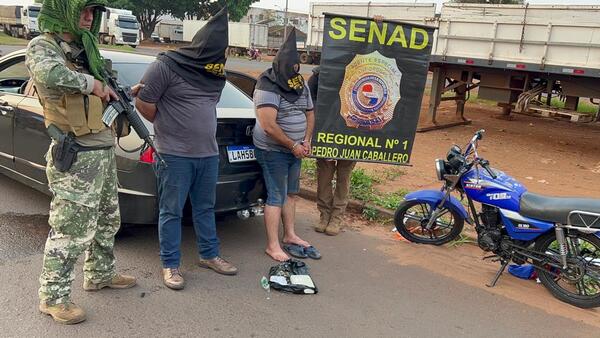 Interceptan a traficantes de cocaína brasileños | 1000 Noticias