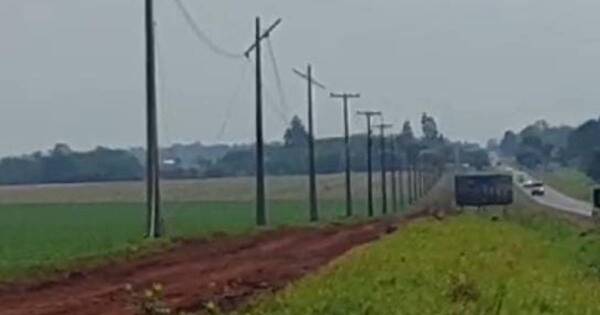 La Nación / Santa Rita: robaron cables de la Ande de un tramo de 500 metros