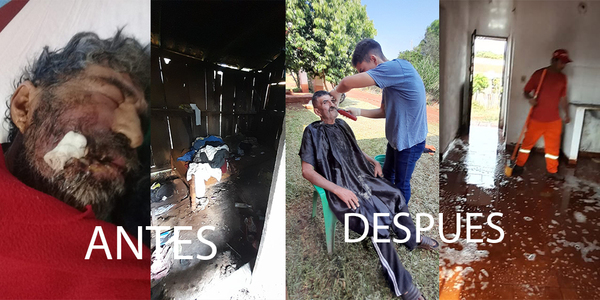 BUSCAN A FAMILIARES DE HOMBRE EN ESTADO DE ABANDONO QUE FUE ASISTIDO EN CARLOS A. LÓPEZ - Itapúa Noticias