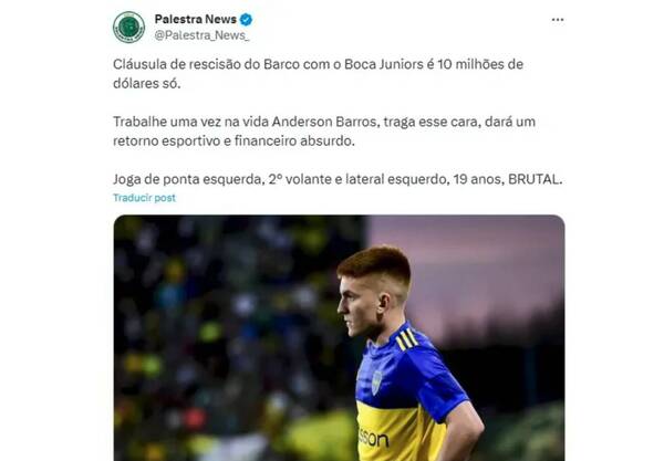 Un amor a primera “pisada”: hinchas del Palmeiras exigen que contraten a uno de Boca