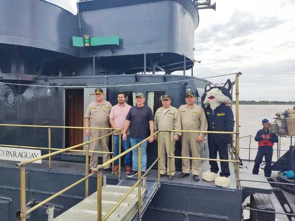 El histórico Cañonero Paraguay ya llegó a la Ciudad de Pilar - .::RADIO NACIONAL::.