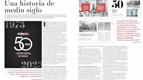 Revista Pausa destaca el desafío de informar de ÚH