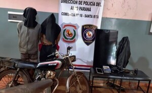 Caen dos supuestos ladrones y recuperan objetos hurtados