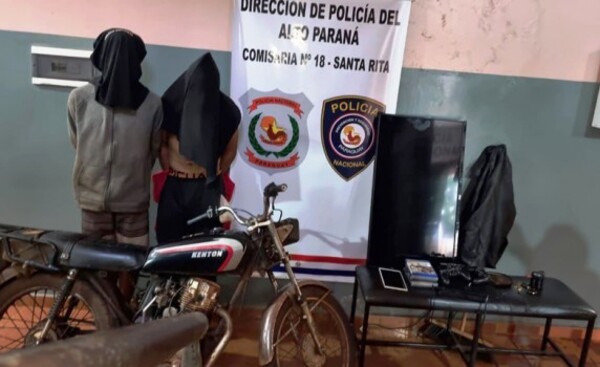 Caen dos supuestos ladrones y recuperan objetos hurtados
