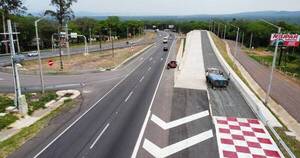 La Nación / Rampa de frenado evitó primer accidente en zona Pedrozo