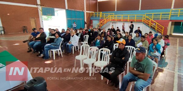 IMPORTANTE APOYO AL SECTOR PRODUCTIVO EN SAN JUAN DEL PARANÁ - Itapúa Noticias