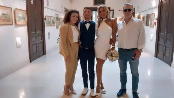 ¡Exmodelo paraguaya se casó en Italia con su "colágeno"!