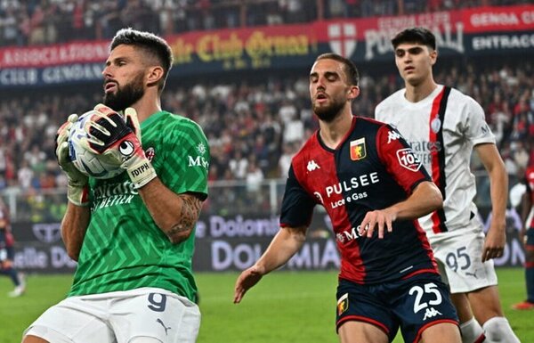 El Milan pone en venta camisetas del 'arquero' Olivier Giroud