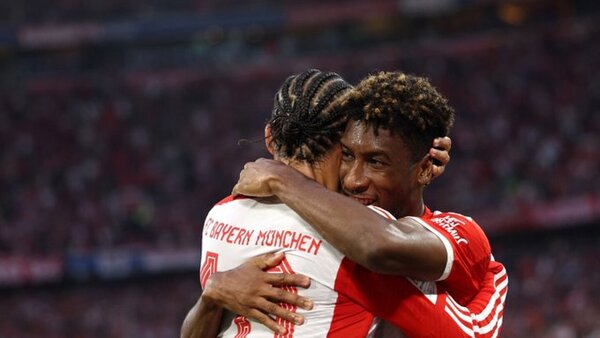 Doblete de Coman en la victoria del Bayern Múnich