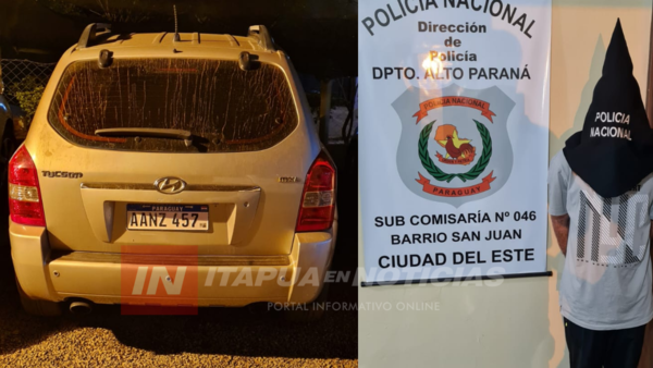 SUJETO BENEFICIADO POR LA JUSTICIA EN ITAPÚA FUE DETENIDO EN ALTO PARANÁ - Itapúa Noticias