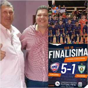 Pese a falta de apoyo de "Juancho y Winckler" Pedrojuanina Sub -10 se consagró campeón nacional