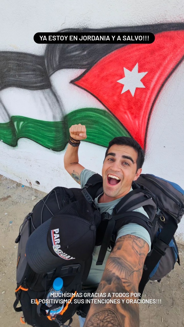 Fotógrafo y viajero paraguayo logra salir de Israel y llega a zona segura - Unicanal