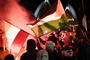 Cientos protestan a favor de Palestina en Australia frente al apoyo gubernamental a Israel - Mundo - ABC Color
