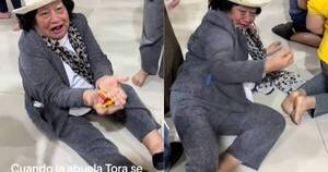 La Nación / Ña Tora trascendió fronteras por jugar a la piñata con su nieto