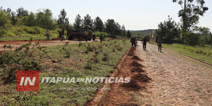 IMPORTANTES TRABAJOS DE LIMPIEZA EN EL DISTRITO DE TRINIDAD - Itapúa Noticias