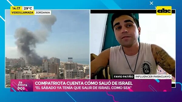 Video: compatriota cuenta cómo salió de Israel - Ensiestados - ABC Color