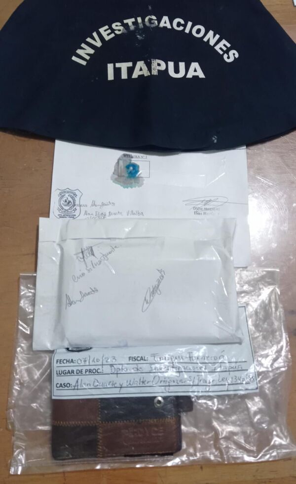 Detenidos por posesión de drogas y objetos robados: dos hombres tras las rejas
