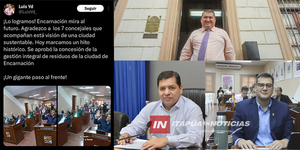 YD AGRADECIÓ LEALTAD DE CONCEJALES COLORADOS A LA CONCESIÓN DE RESIDUOS - Itapúa Noticias