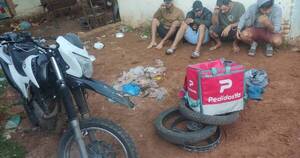 La Nación / Gracias al GPS logran recuperar moto robada y detienen a los involucrados en el hecho