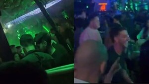 Varios hinchas de Olimpia ndoikuaasevéima mba'eve de Ale Silva y Tito Torres