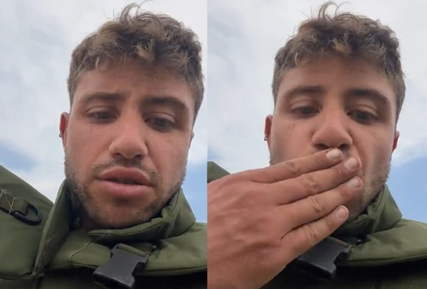 Joven paraguayo listo para el combate en Israel manda emotivo mensaje a su familia
