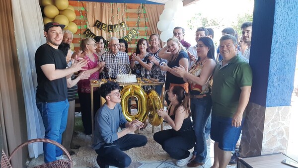 Excombatiente festejó sus 109 años en Caaguazú