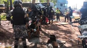 Ciudad del Este: despejan paseo central ocupado por adictos - ABC en el Este - ABC Color