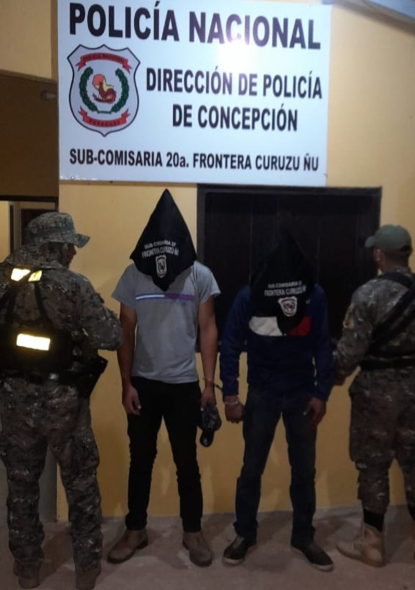 Hurtaron objetos domiciliarios y fueron aprehendidos