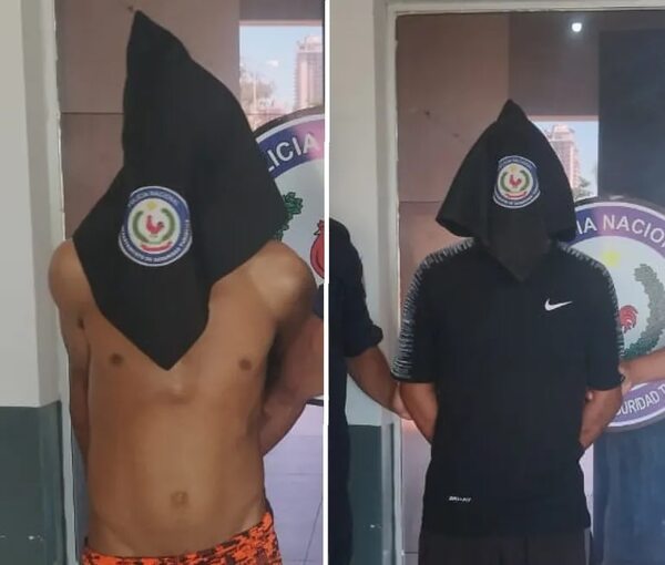 Policía detuvo a dos presuntos ladrones que operaban en la Costanera de Asunción - Policiales - ABC Color