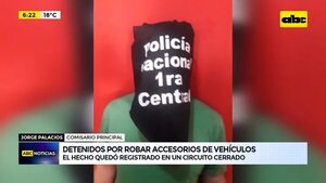 Video: Detenidos por robar accesorios de vehículos - ABC Noticias - ABC Color