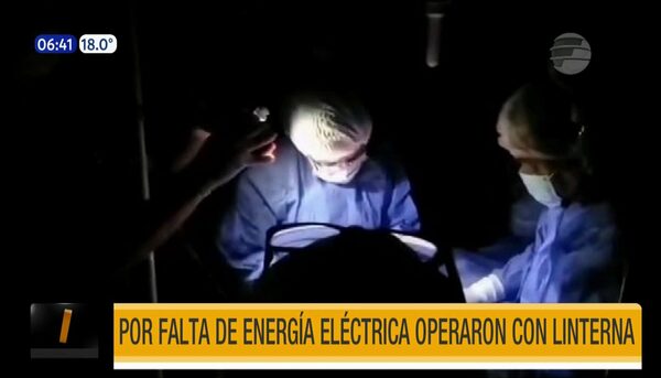 Por falta de energía eléctrica operaron con linterna en hospital de Fuerte Olimpo | Telefuturo
