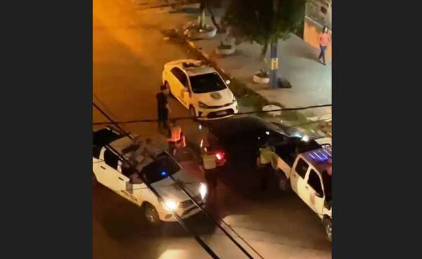 Poli ligó piedrazo tras enfrentamiento con barras del Sportivo Luqueño