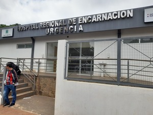 Gran afluencia de pacientes en urgencias del hospital regional de Encarnación durante el último fin de semana.
