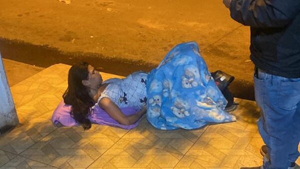 Dio a luz frente a una comisaría en Pedro Juan Caballero